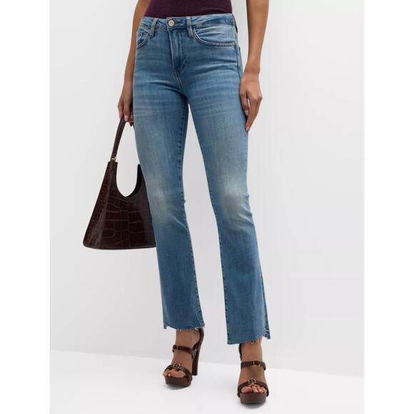 Frame Blue Le Crop Stretch Mini Boot Cropped Pants Women Size 30 | 30-2 - Picture 9 of 9